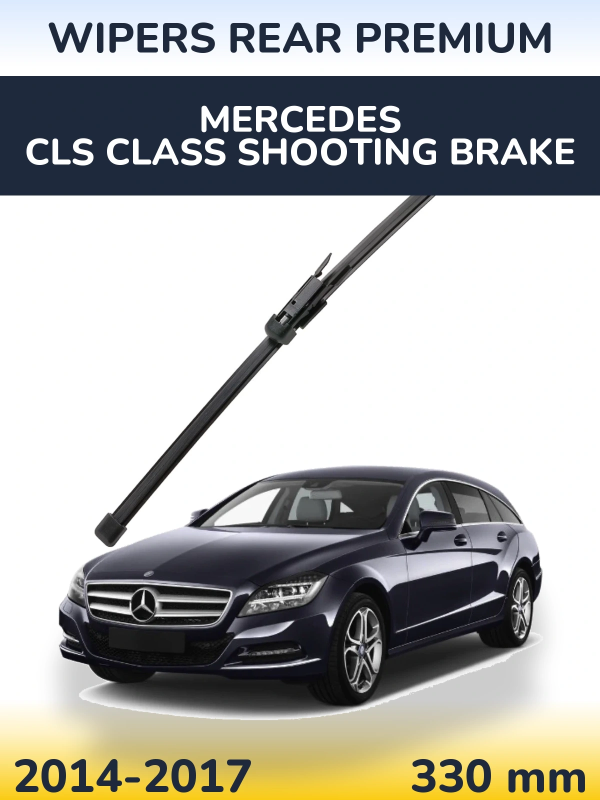 Rear wiper blade WIPERS REAR PREMIUM 330 mm for Mercedes CLS Class Shooting Brake 2014-2017