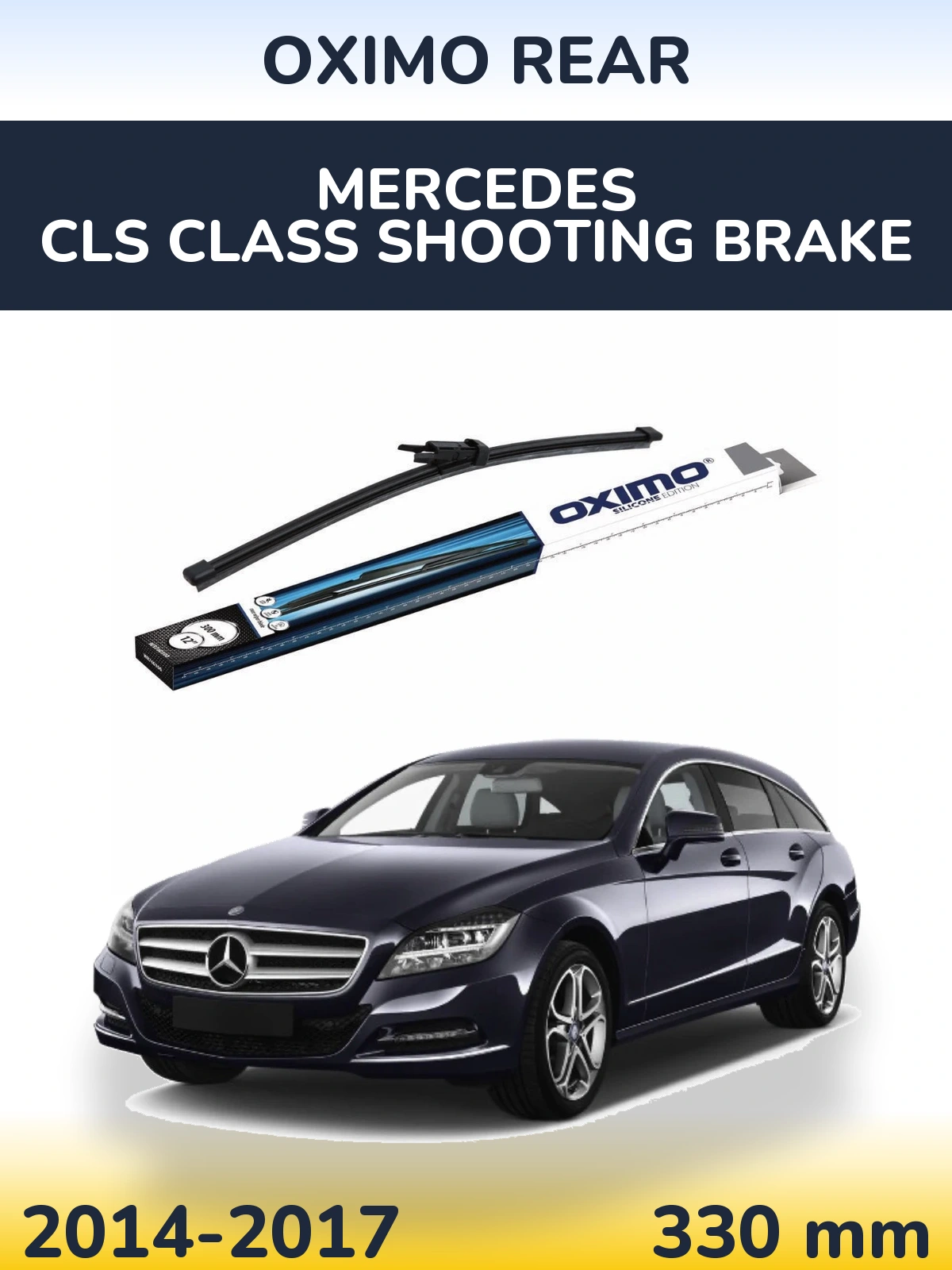 Rear wiper blade Oximo Rear 300 mm for Mercedes CLS Class Shooting Brake 2014-2017