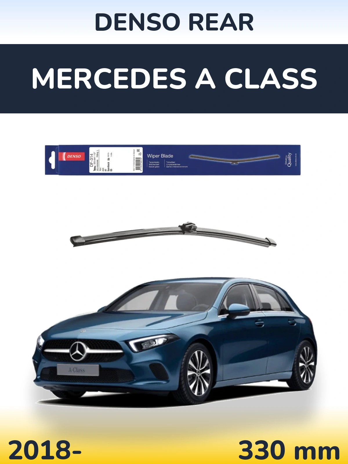 Tylna wycieraczka Denso Rear 320 mm do Mercedes Klasa A 2018-2026