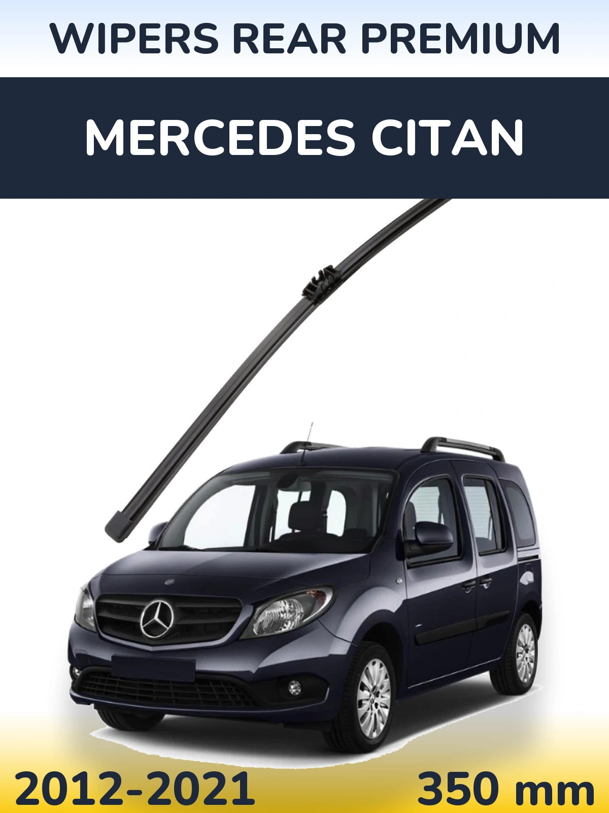 Rear wiper blade WIPERS REAR PREMIUM 350 mm for Mercedes Citan 2012-2021