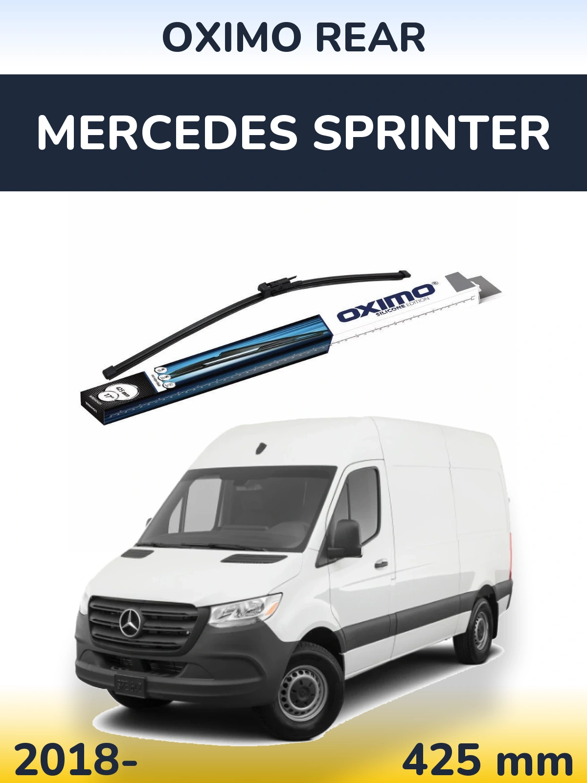 Задний дворник Oximo Rear 425 мм для Mercedes Sprinter 2018-2026