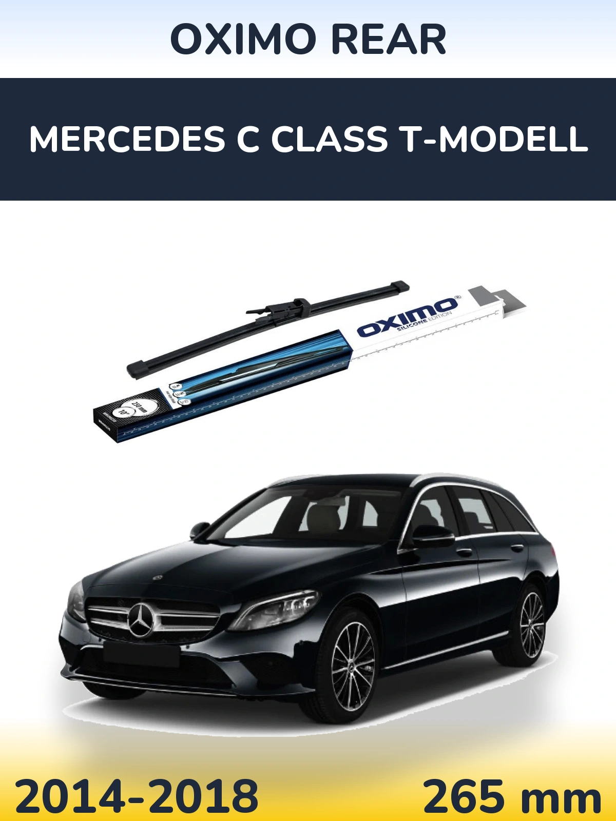 Задня щітка Oximo Rear 250 мм для Mercedes C Class T-Модельl 2014-2018