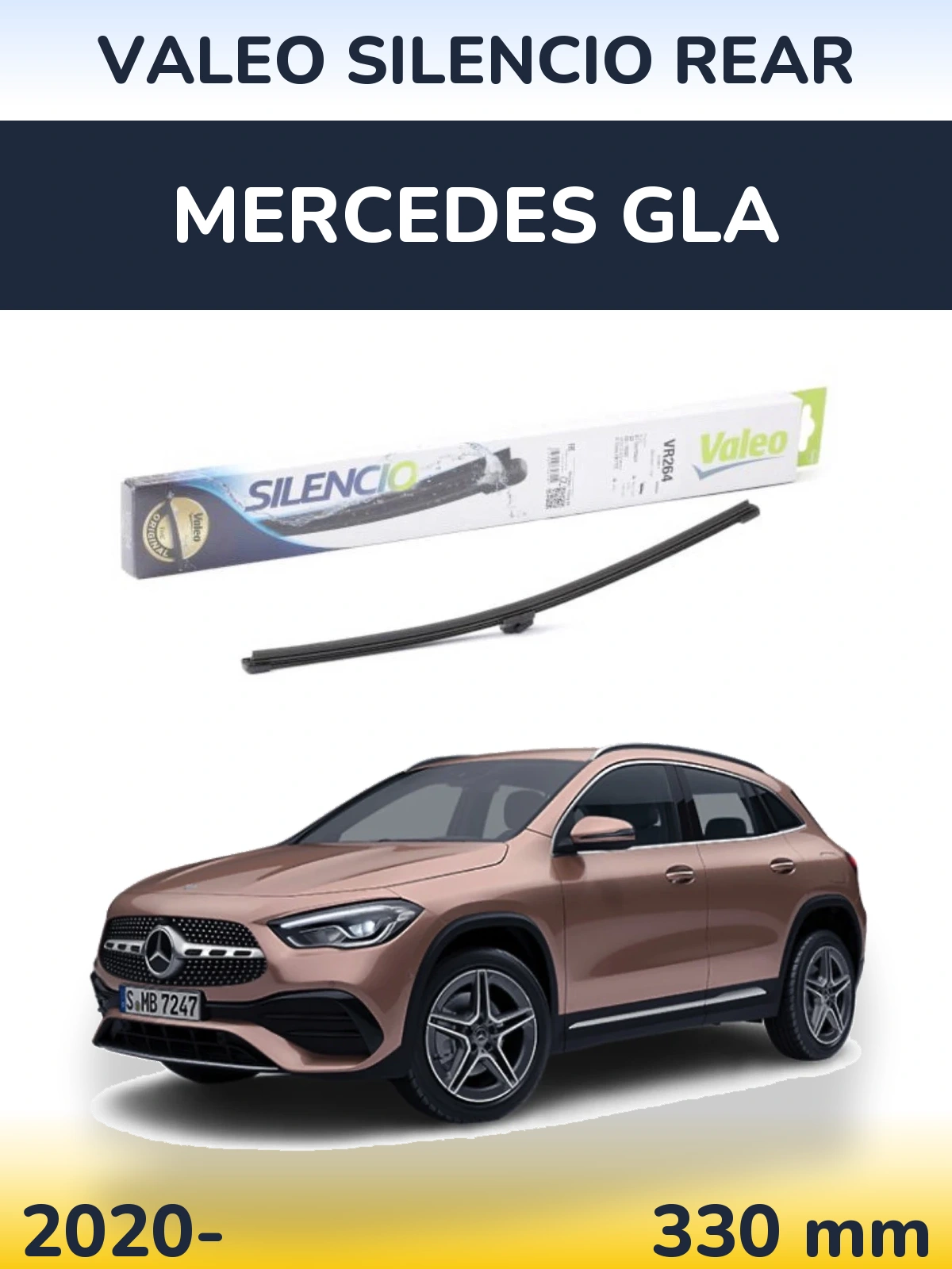 Tylna wycieraczka Valeo Silencio Rear 320 mm do Mercedes GLA 2020-2026