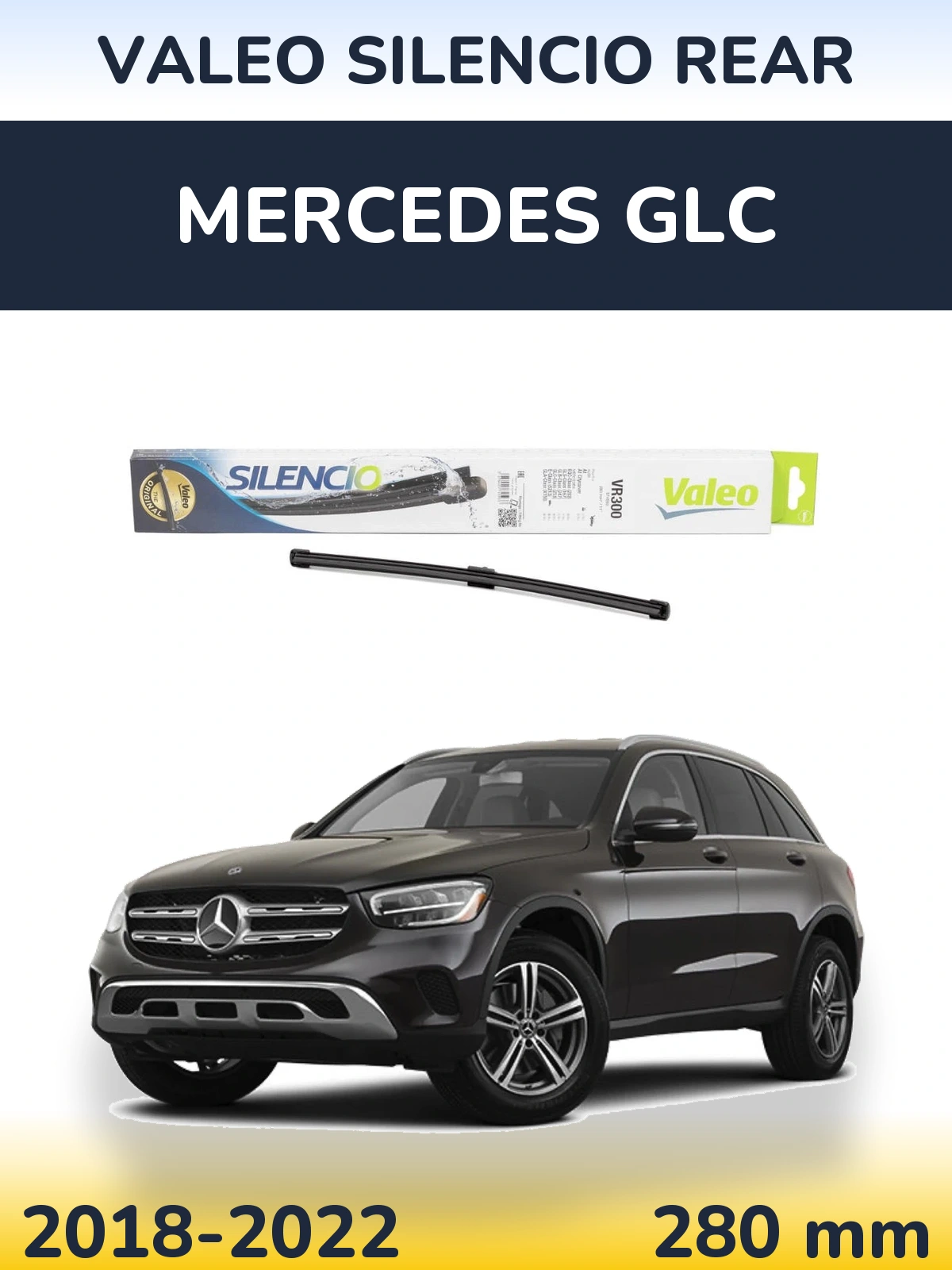 Tylna wycieraczka Valeo Silencio Rear 285 mm do Mercedes GLC 2018-2022
