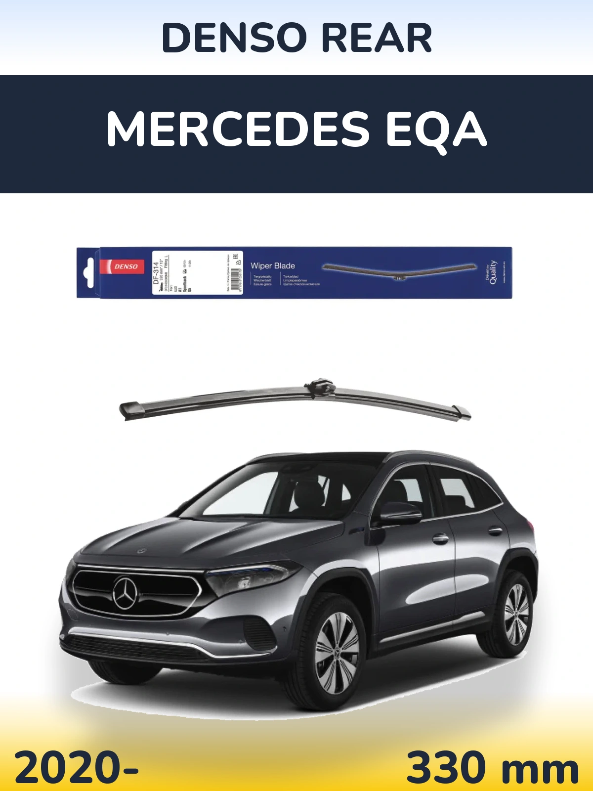 Tylna wycieraczka Denso Rear 320 mm do Mercedes EQA 2020-2026