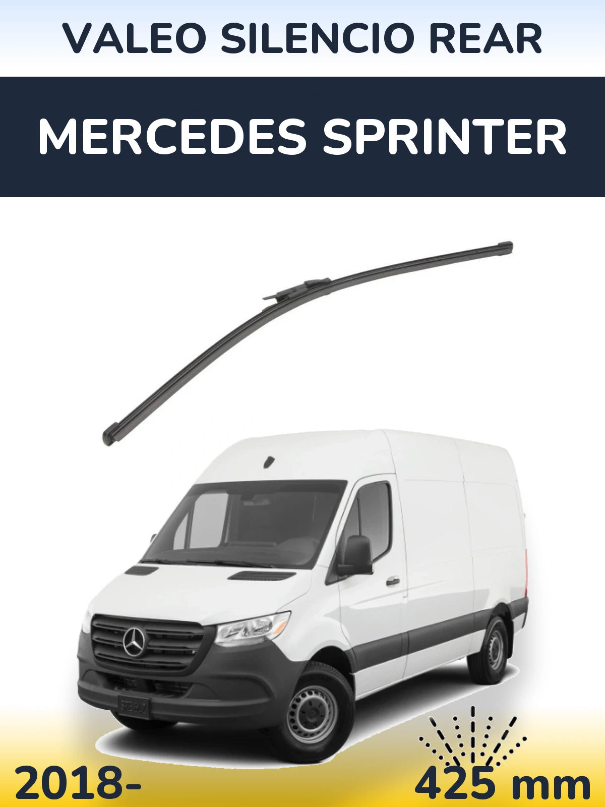 Tylna wycieraczka Valeo Silencio Rear 425 mm do Mercedes Sprinter 2018-2026