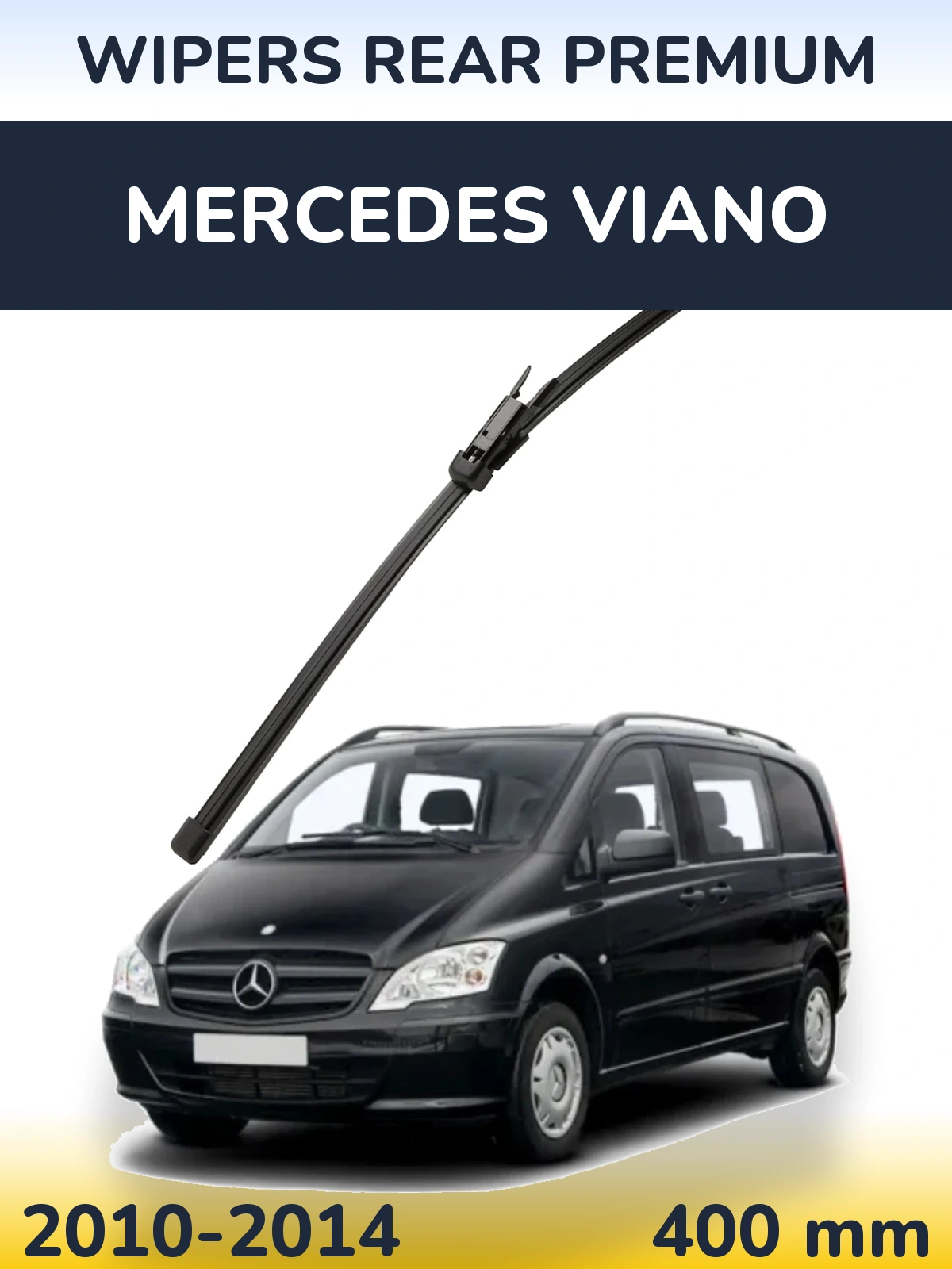 Задня щітка WIPERS REAR PREMIUM 400 мм для Mercedes Viano 2010-2014