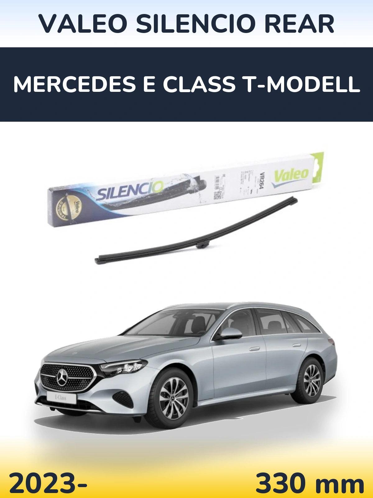 Rear wiper blade Valeo Silencio Rear 320 mm for Mercedes E Class T-Modell 2023-2026