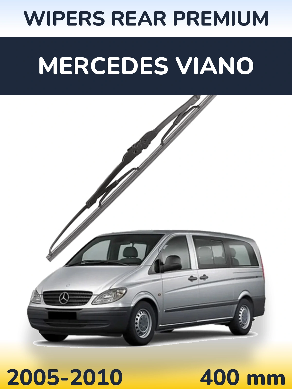 Задня щітка WIPERS REAR PREMIUM 400 мм для Mercedes Viano 2005-2010