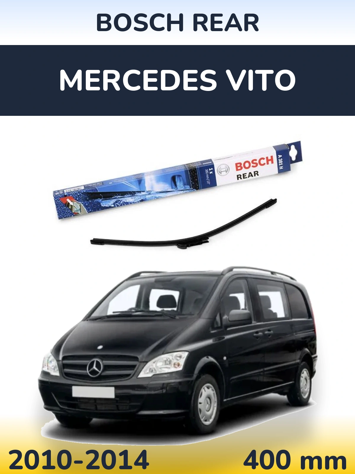 Tylna wycieraczka BOSCH Rear 380 mm do Mercedes Vito 2010-2014