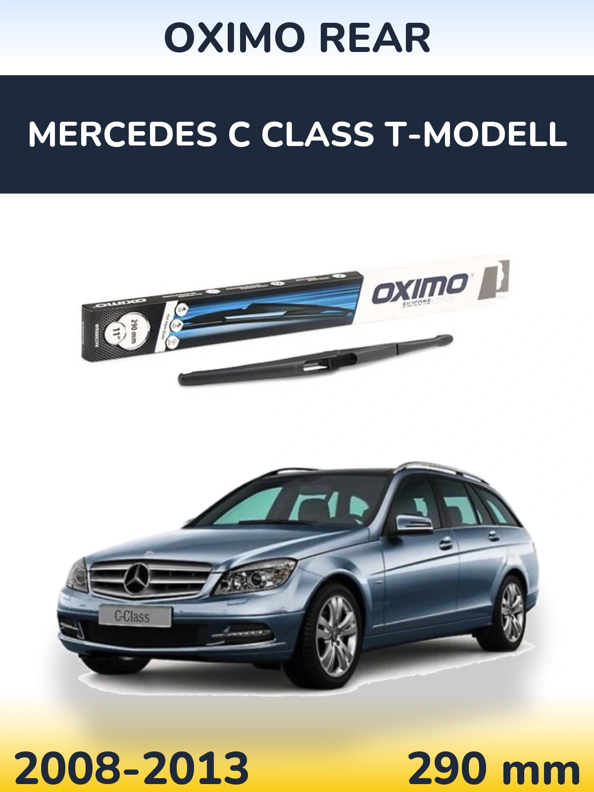 Rear wiper blade Oximo Rear 290 mm for Mercedes C Class T-Modell 2008-2013