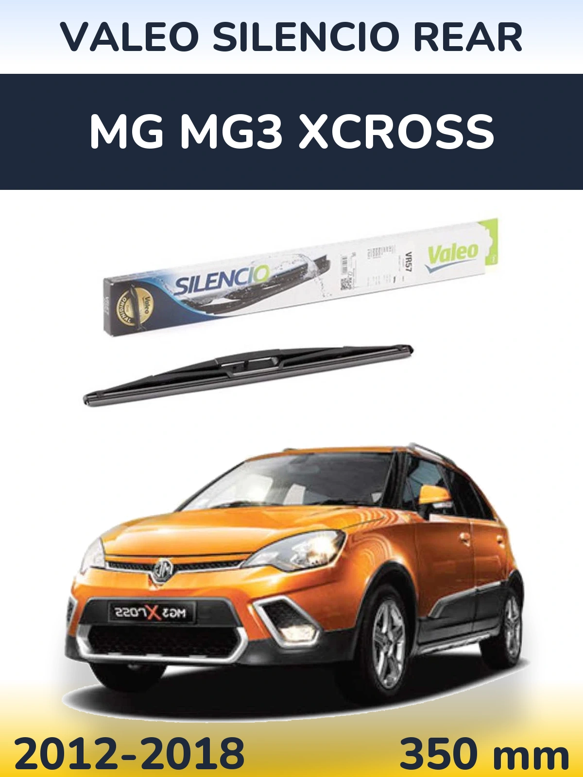 Tylna wycieraczka Valeo Silencio Rear 345 mm do MG MG3 Xcross 2012-2018
