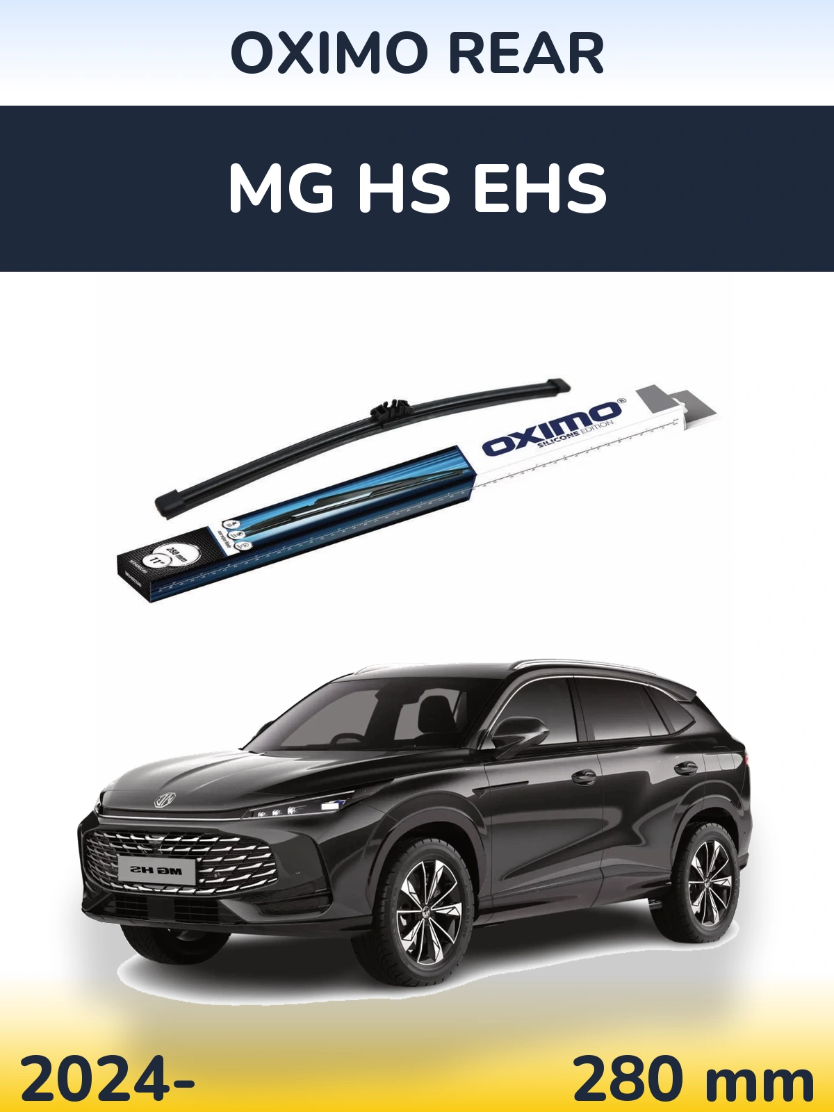 Rear wiper blade Oximo Rear 280 mm for MG HS eHS 2024-2026