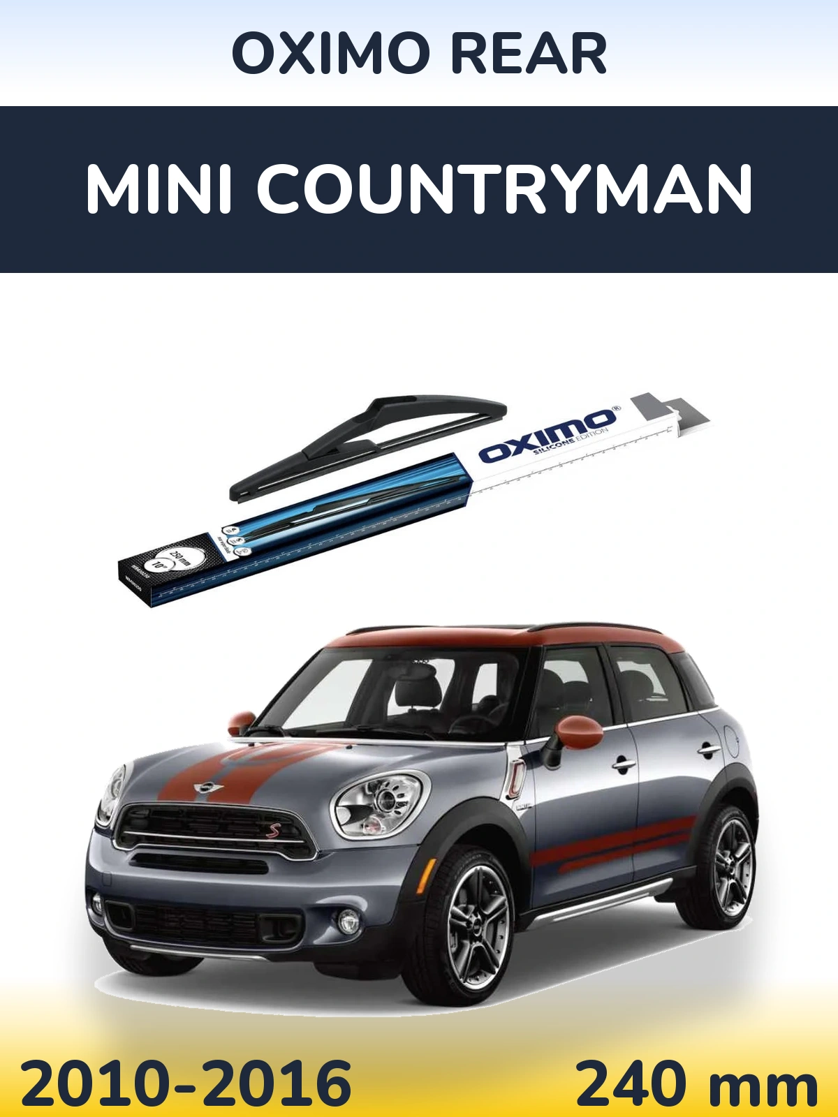 Задний дворник Oximo Rear 250 мм для MINI Countryman 2010-2016