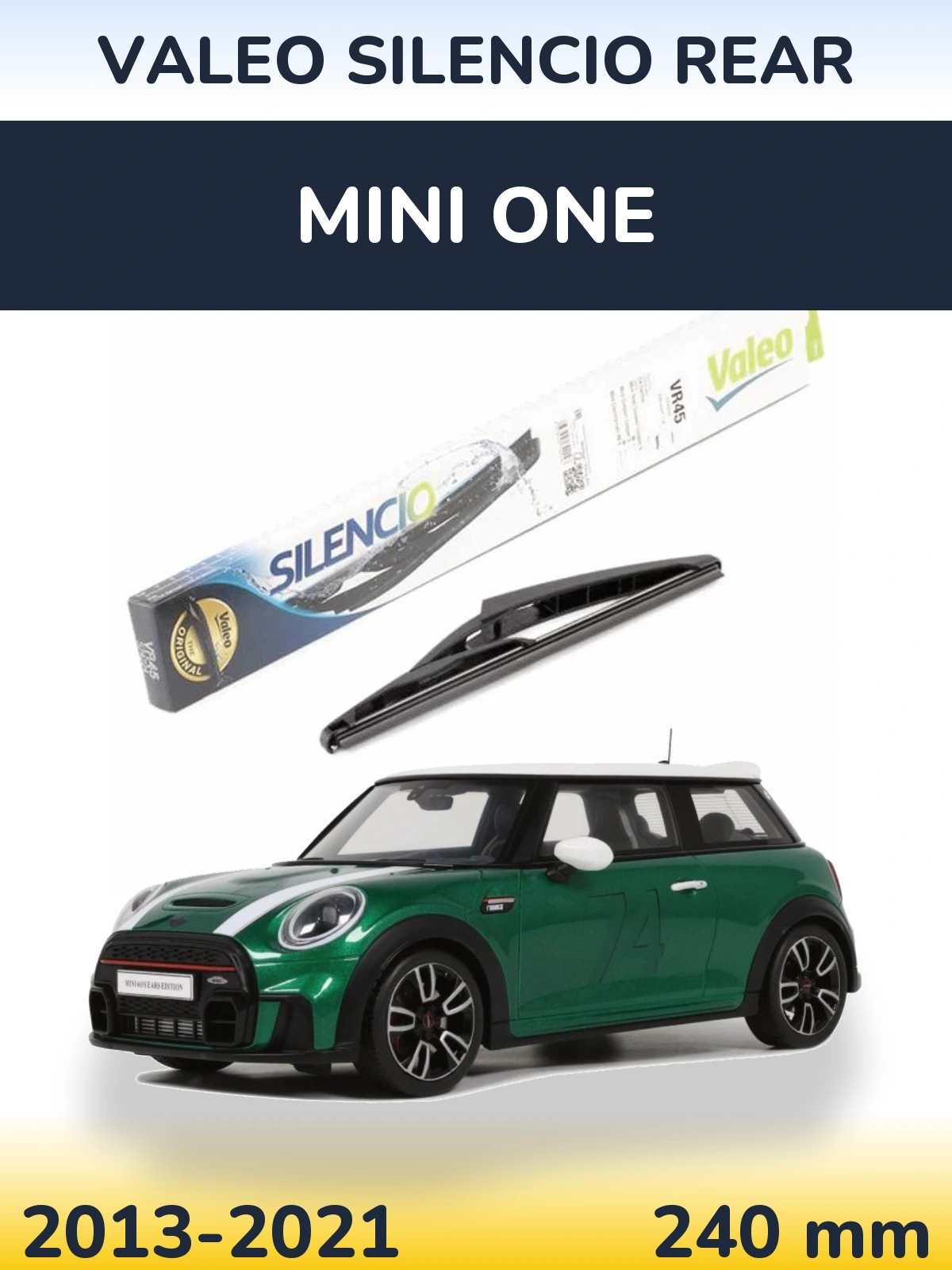 Tylna wycieraczka Valeo Silencio Rear 240 mm do MINI One 2013-2021