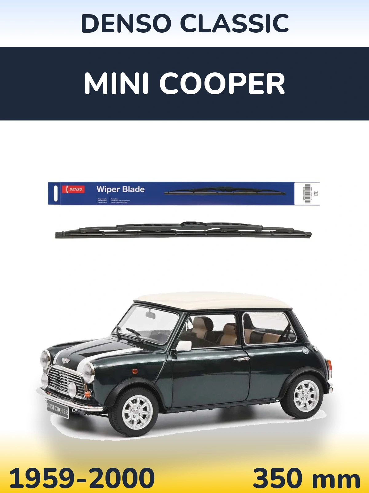 Задний дворник Denso Classic 350 мм для MINI Cooper 1959-2000