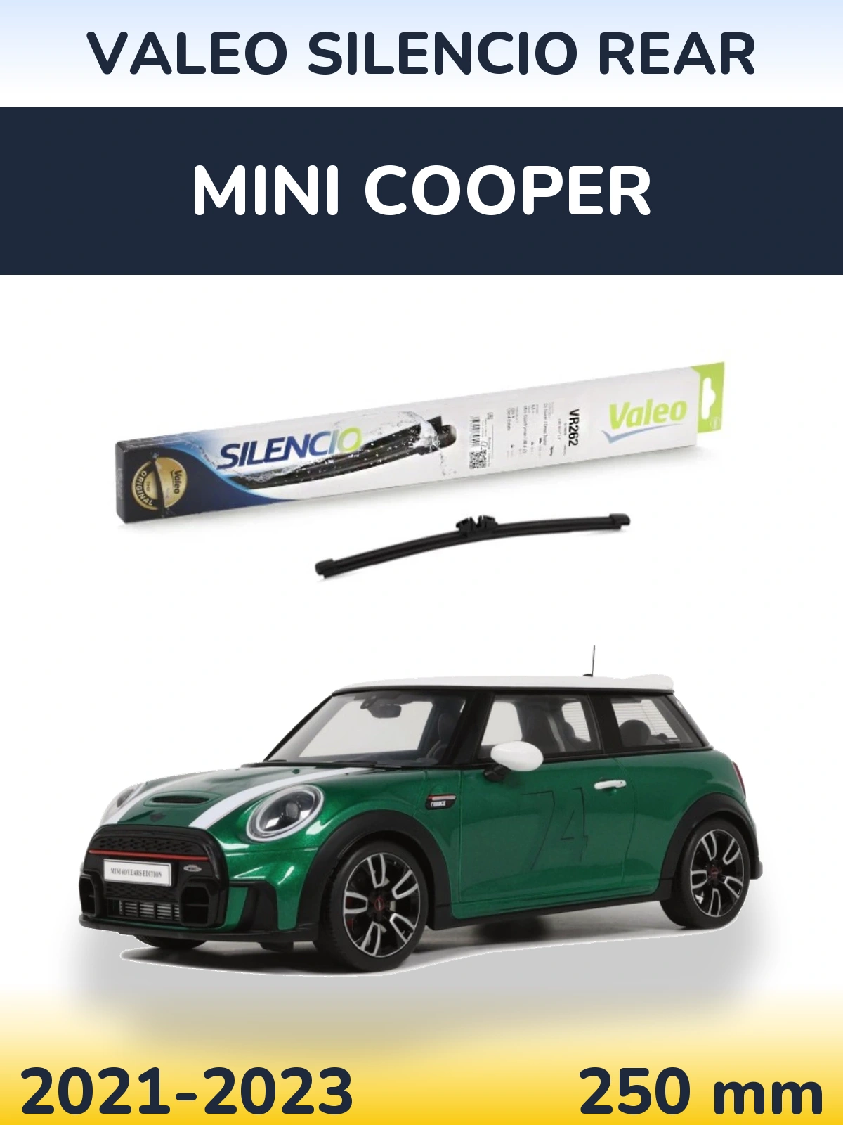 Задний дворник Valeo Silencio Rear 240 мм для MINI Cooper 2021-2023