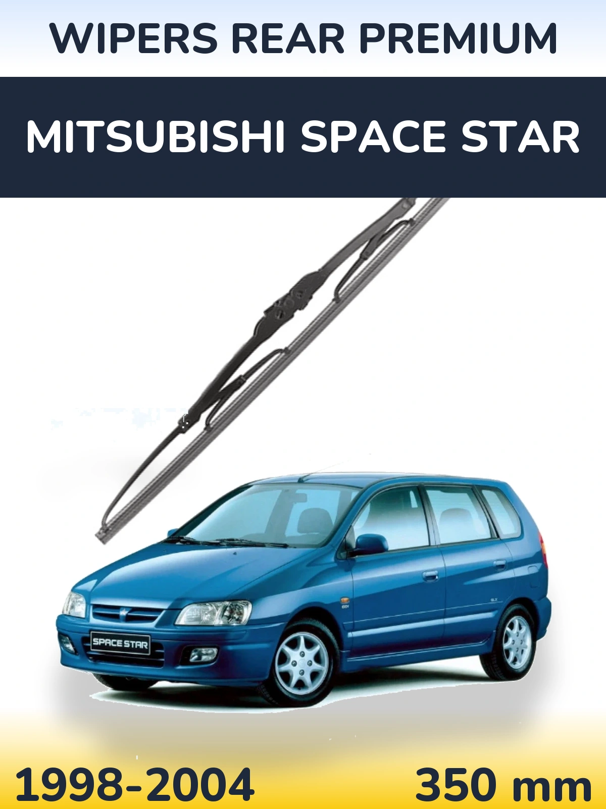 Tylna wycieraczka WIPERS REAR PREMIUM 350 mm do Mitsubishi Space Star 1998-2004
