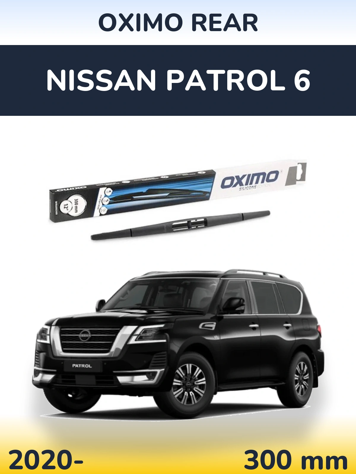Tylna wycieraczka Oximo Rear 300 mm do Nissan Patrol 6 2020-2026