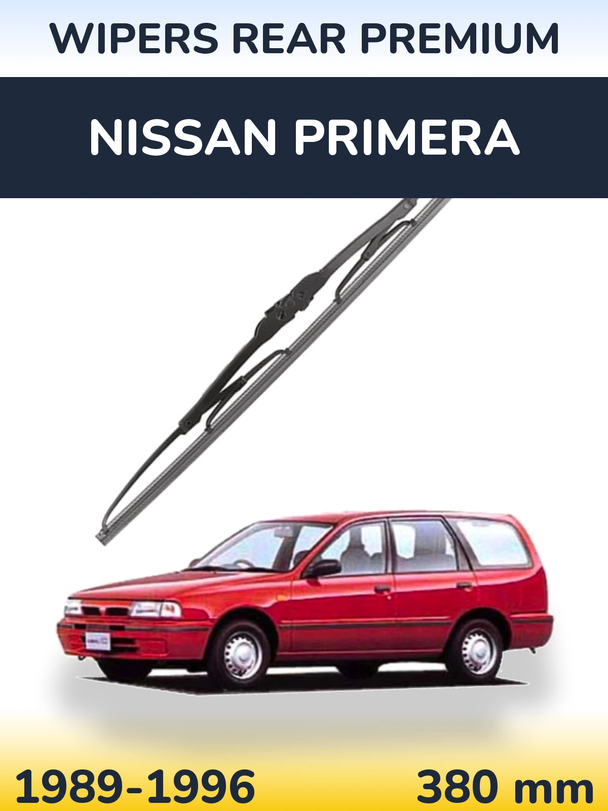 Задний дворник WIPERS REAR PREMIUM 380 мм для Nissan Primera 1989-1996