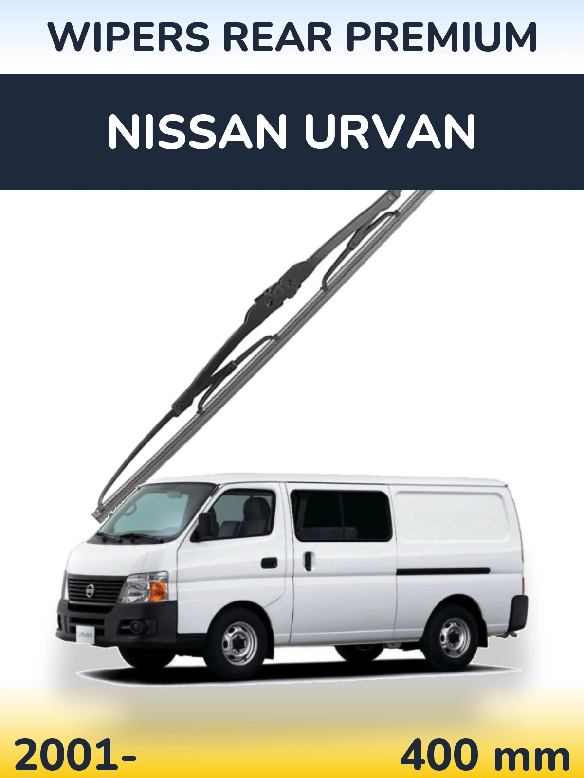 Задня щітка WIPERS REAR PREMIUM 400 мм для Nissan Urvan 2001-2026