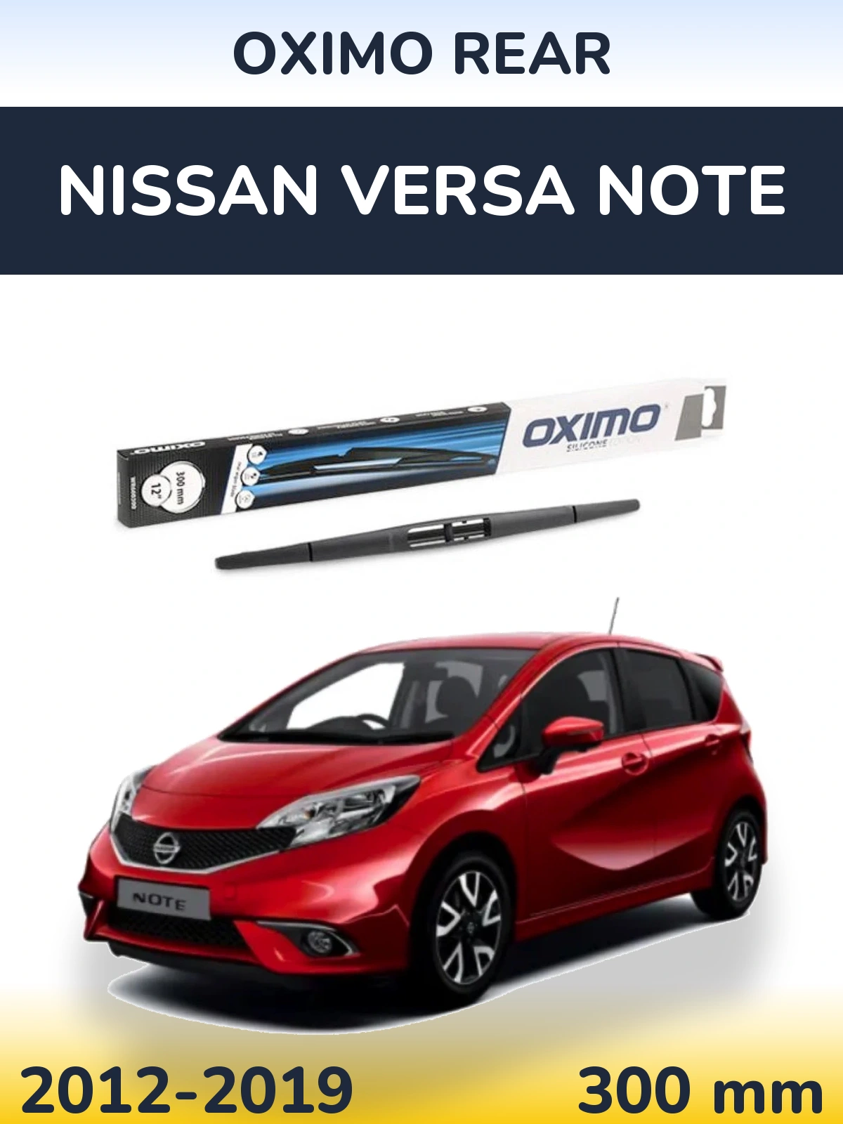 Задний дворник Oximo Rear 300 мм для Nissan Versa Note 2012-2019