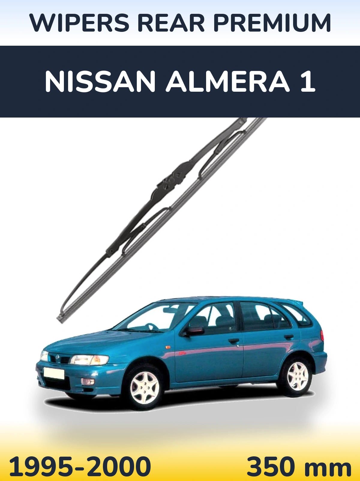 Задний дворник WIPERS REAR PREMIUM 350 мм для Nissan Almera 1 1995-2000