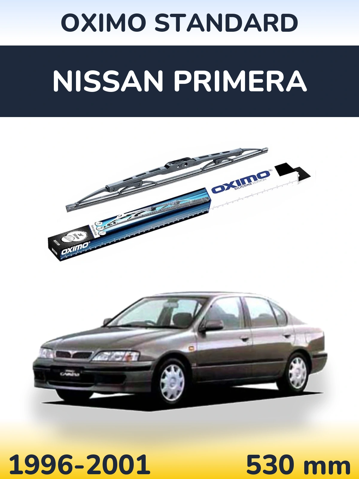 Rear wiper blade Oximo Standard 525 mm for Nissan Primera 1996-2001