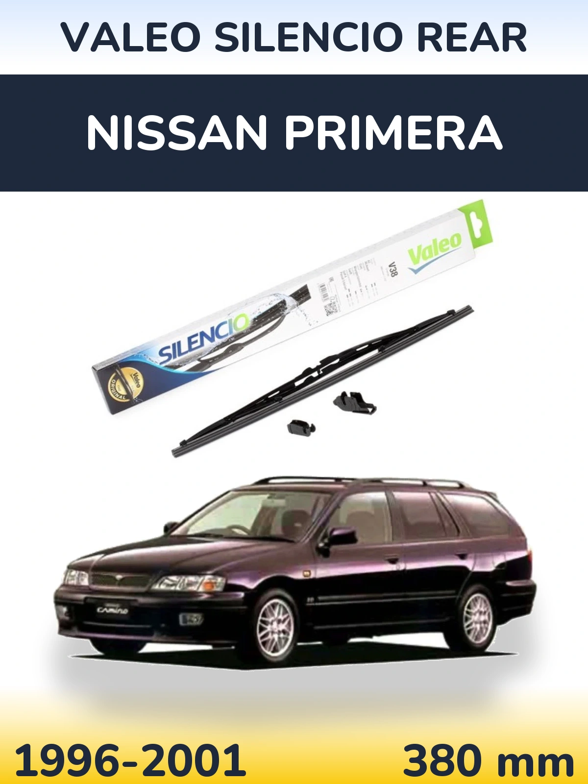 Tylna wycieraczka Valeo Silencio Rear 380 mm do Nissan Primera 1996-2001