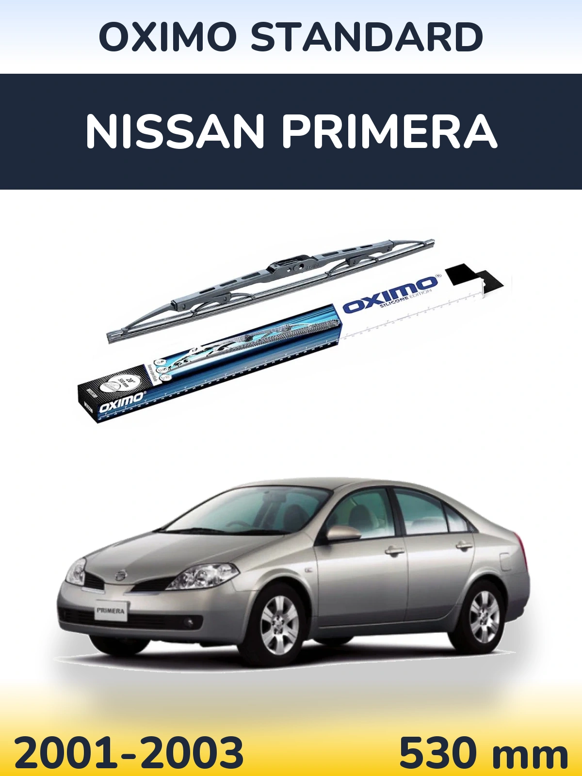 Rear wiper blade Oximo Standard 525 mm for Nissan Primera 2001-2003