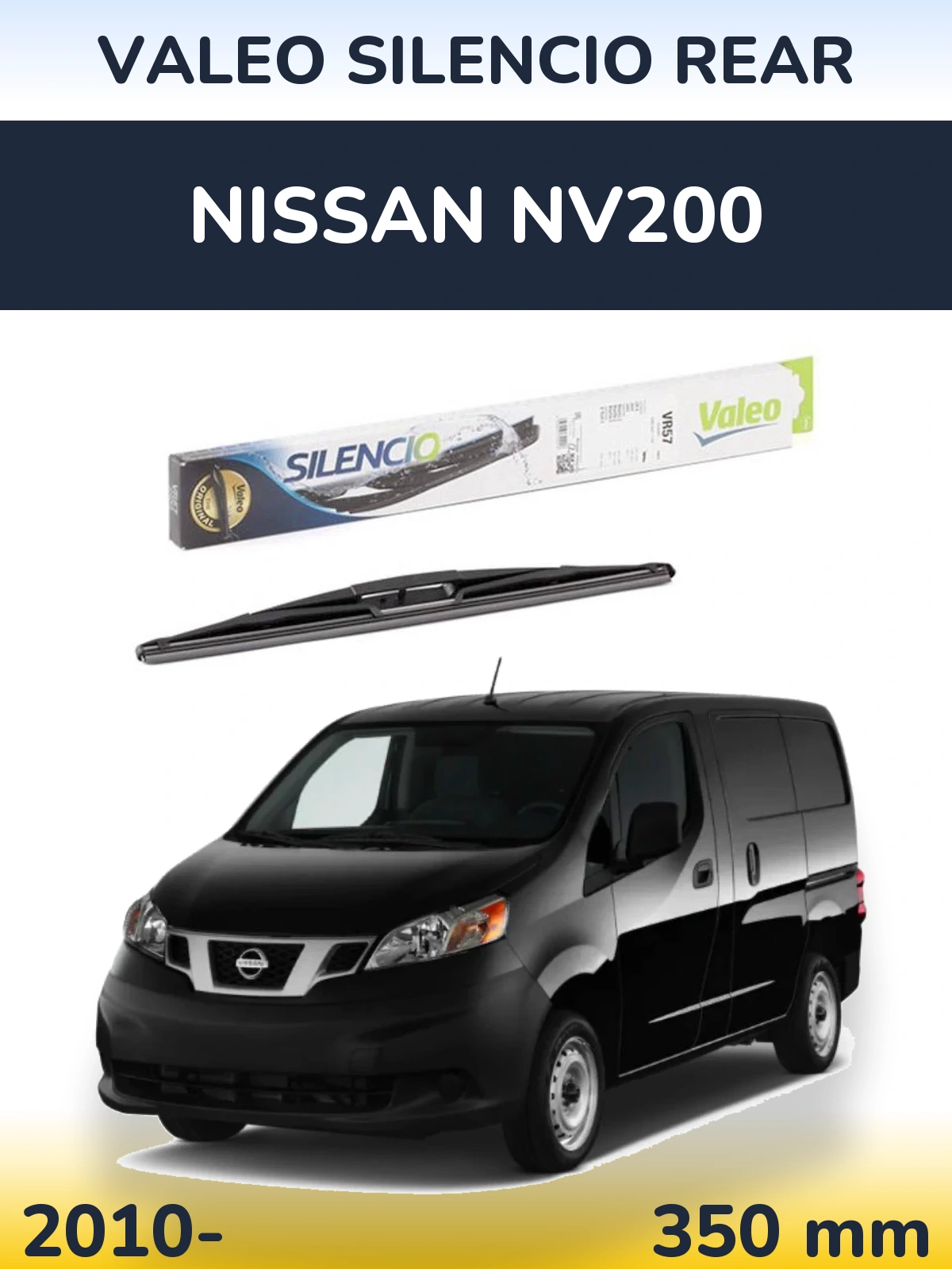 Tylna wycieraczka Valeo Silencio Rear 345 mm do Nissan NV200 2010-2026