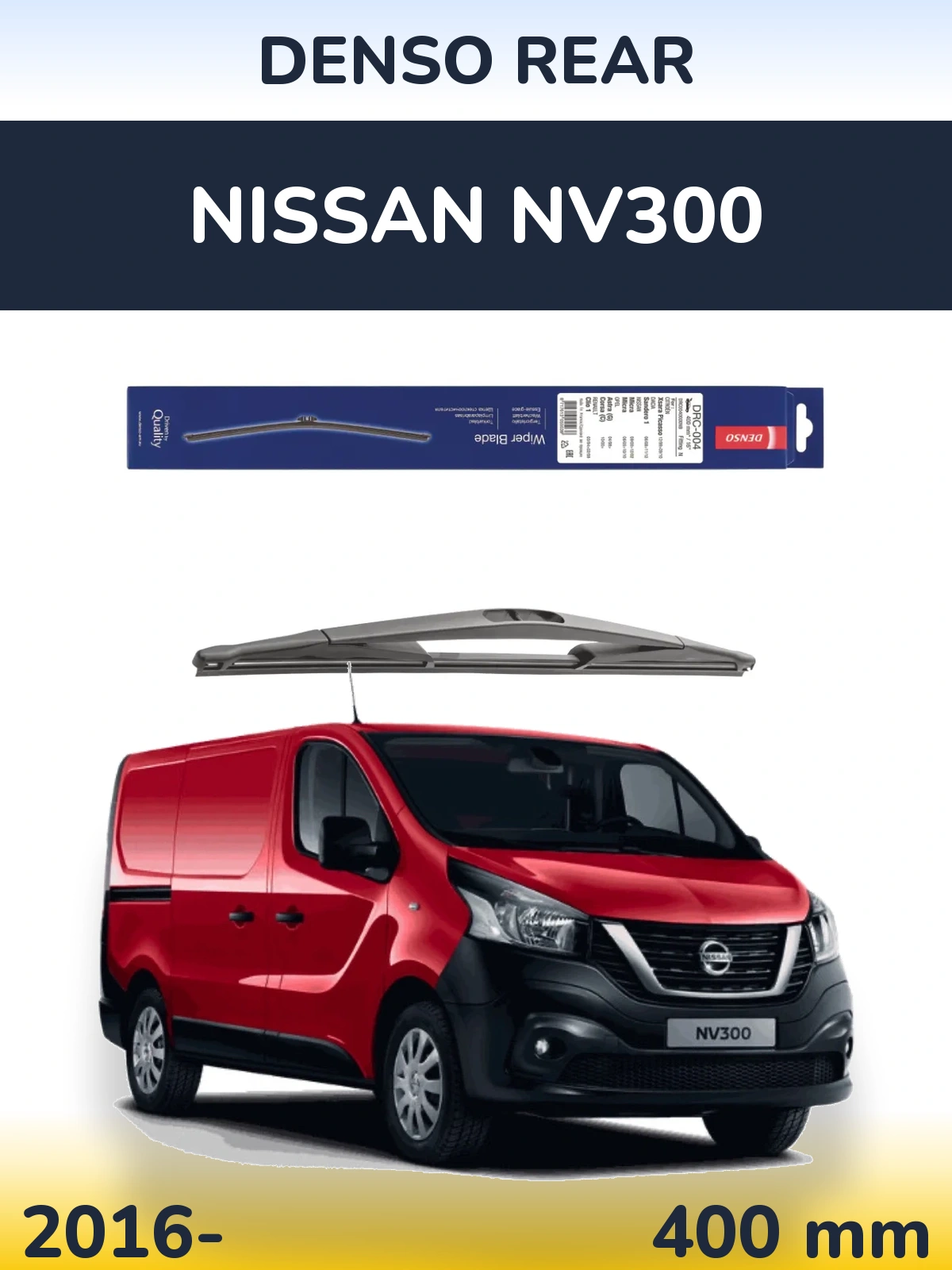 Tylna wycieraczka Denso Rear 400 mm do Nissan NV300 2016-2026