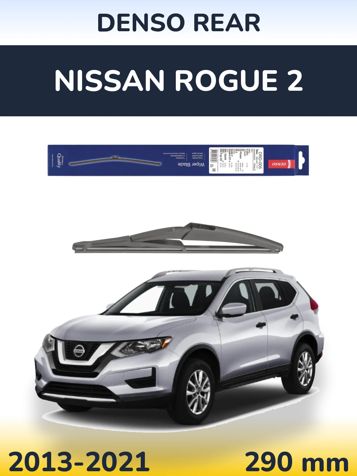 Tylna wycieraczka Denso Rear 290 mm do Nissan Rogue 2 2013-2021