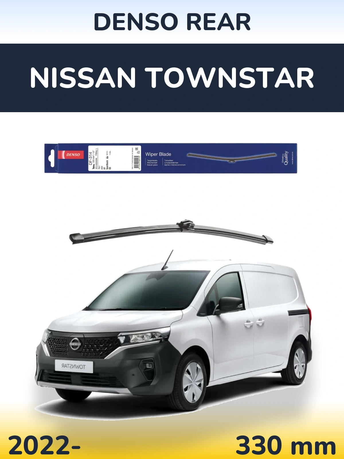 Tylna wycieraczka Denso Rear 320 mm do Nissan Townstar 2022-2026