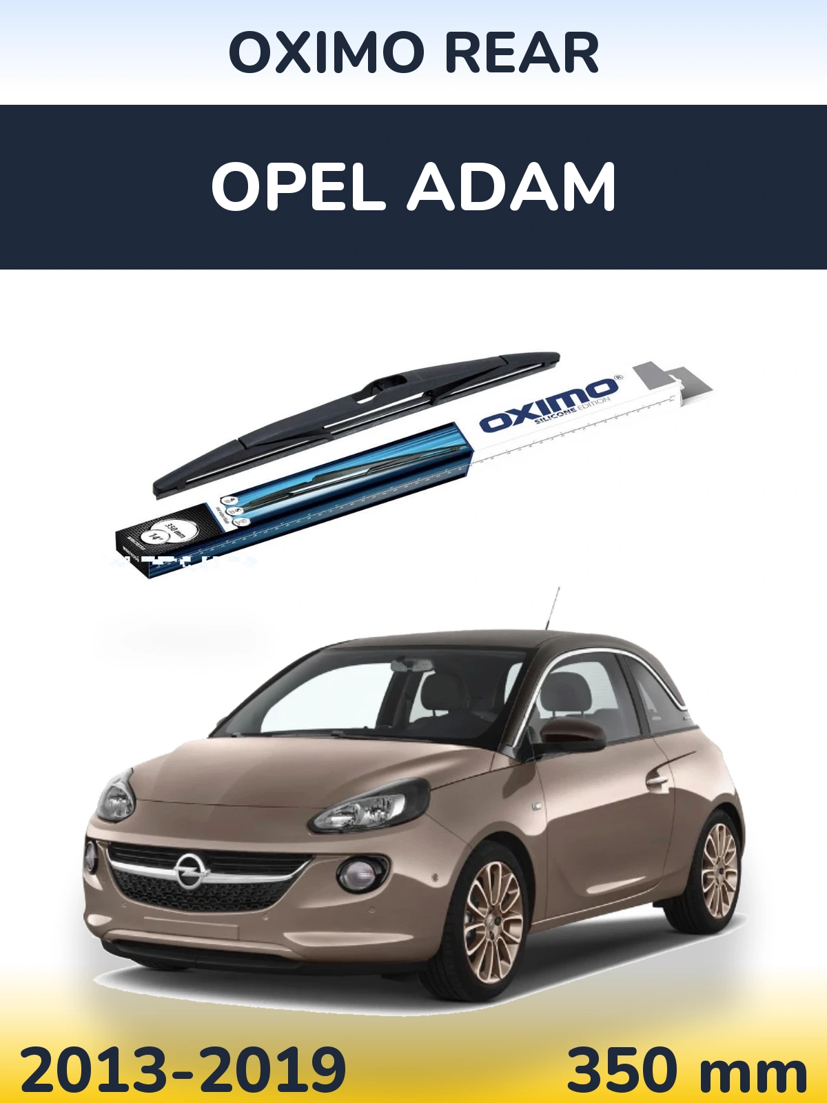 Задний дворник Oximo Rear 350 мм для Opel Adam 2013-2019