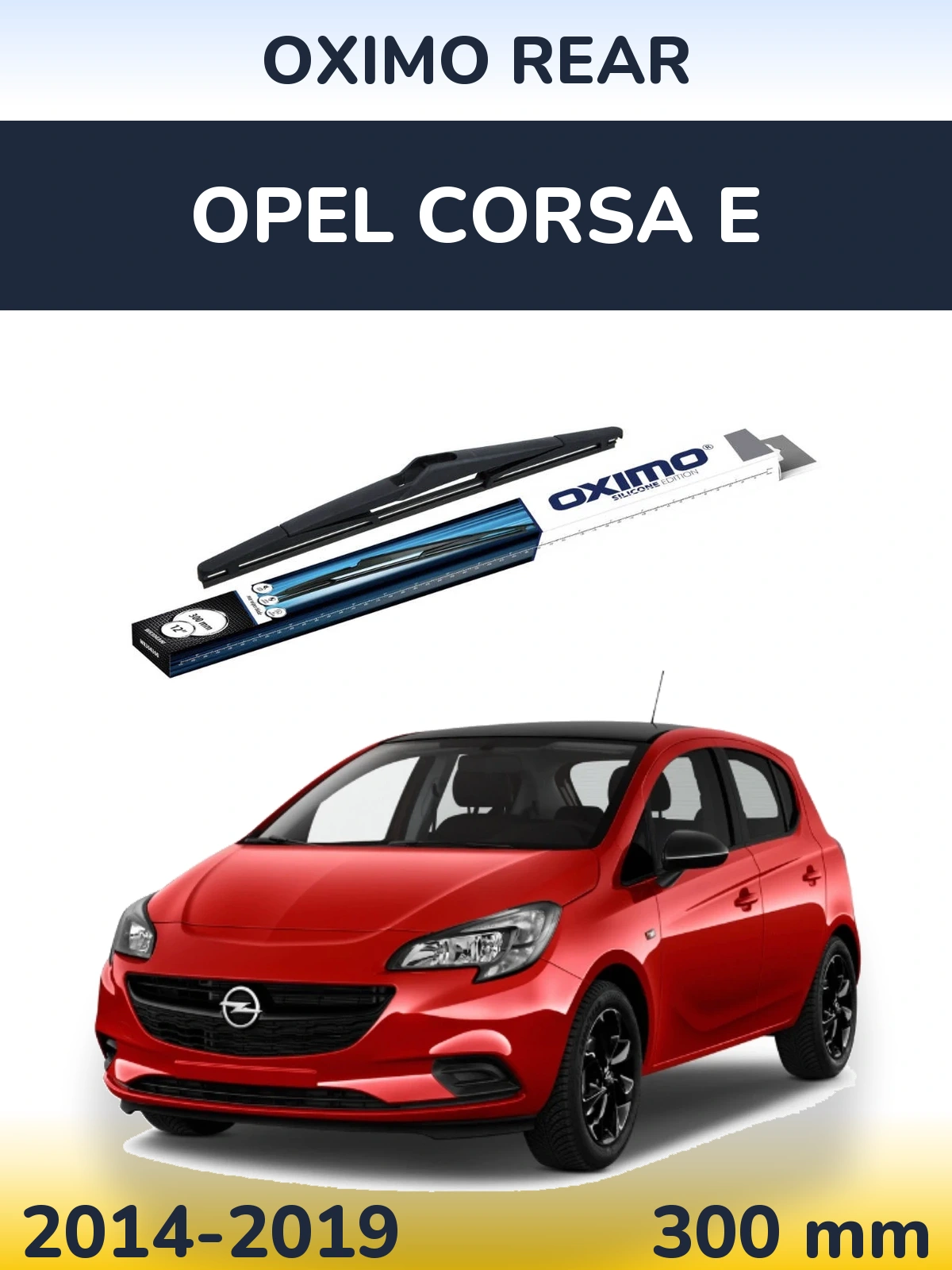 Tylna wycieraczka Oximo Rear 300 mm do Opel Corsa E 2014-2019