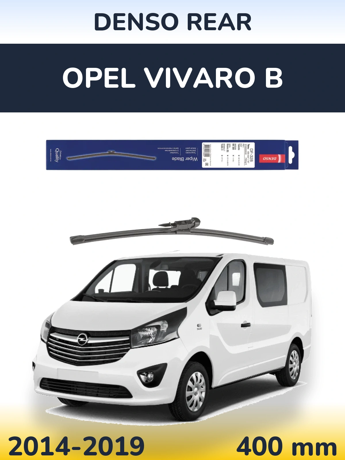 Tylna wycieraczka Denso Rear 400 mm do Opel Vivaro B 2014-2019