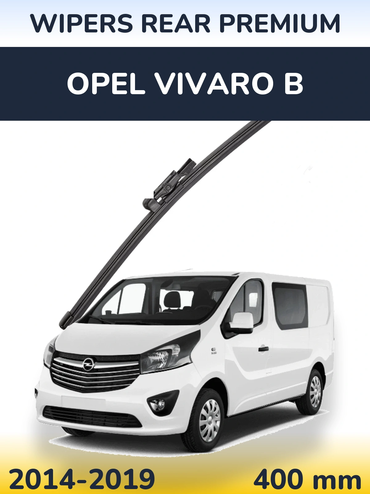 Задня щітка WIPERS REAR PREMIUM 400 мм для Opel Vivaro B 2014-2019