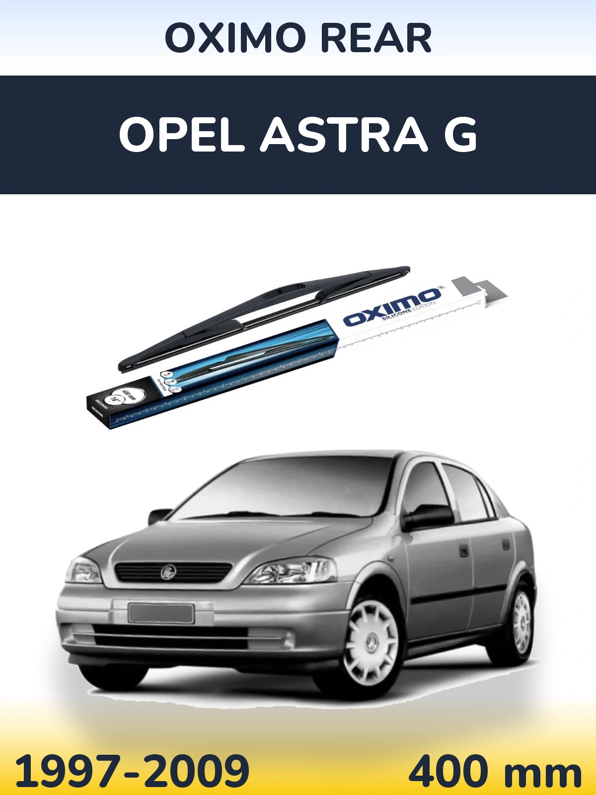 Задний дворник Oximo Rear 400 мм для Opel Astra G 1997-2009