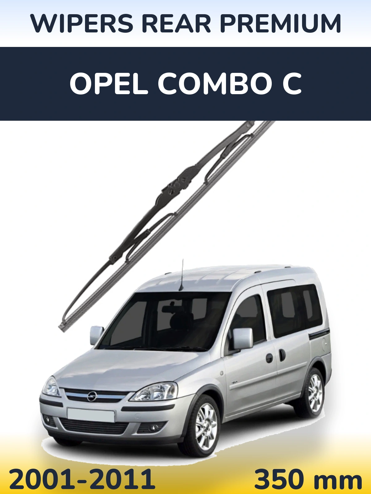 Задний дворник WIPERS REAR PREMIUM 350 мм для Opel Combo C 2001-2011