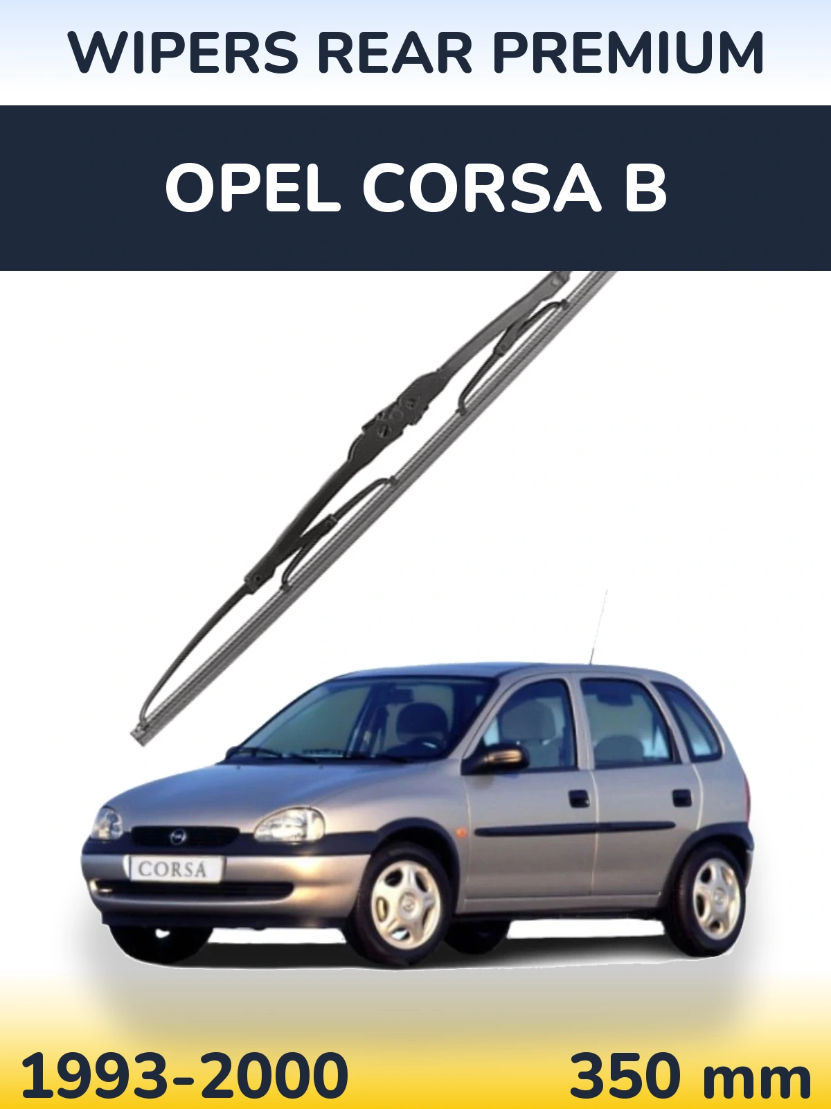 Tylna wycieraczka WIPERS REAR PREMIUM 350 mm do Opel Corsa B 1993-2000