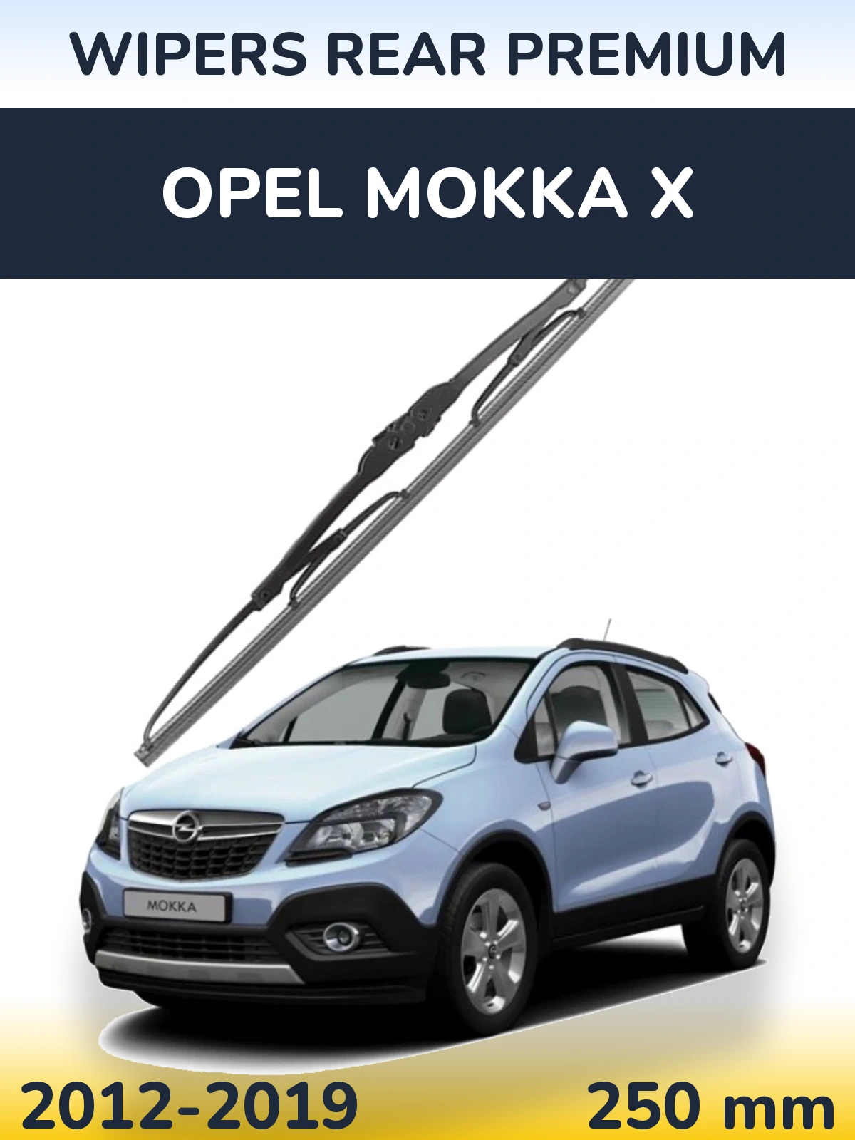 Задний дворник WIPERS REAR PREMIUM 250 мм для Opel Mokka X 2012-2019