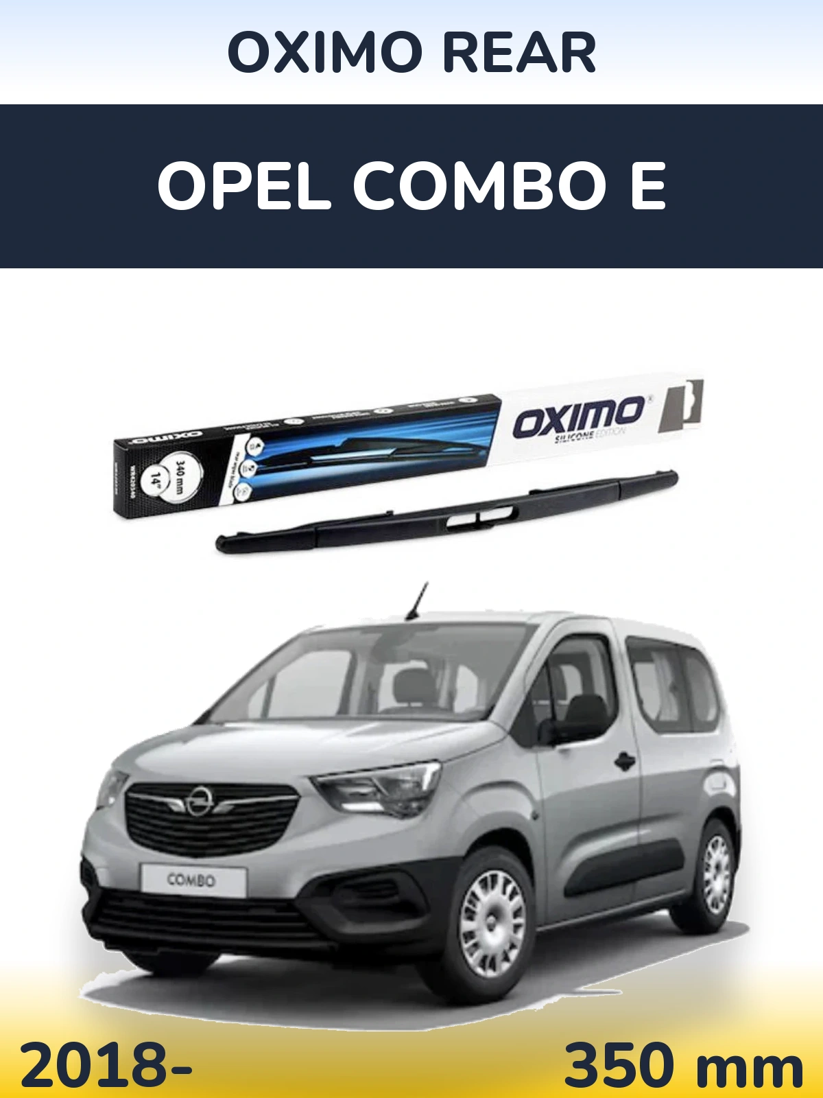 Tylna wycieraczka Oximo Rear 350 mm do Opel Combo E 2018-2026