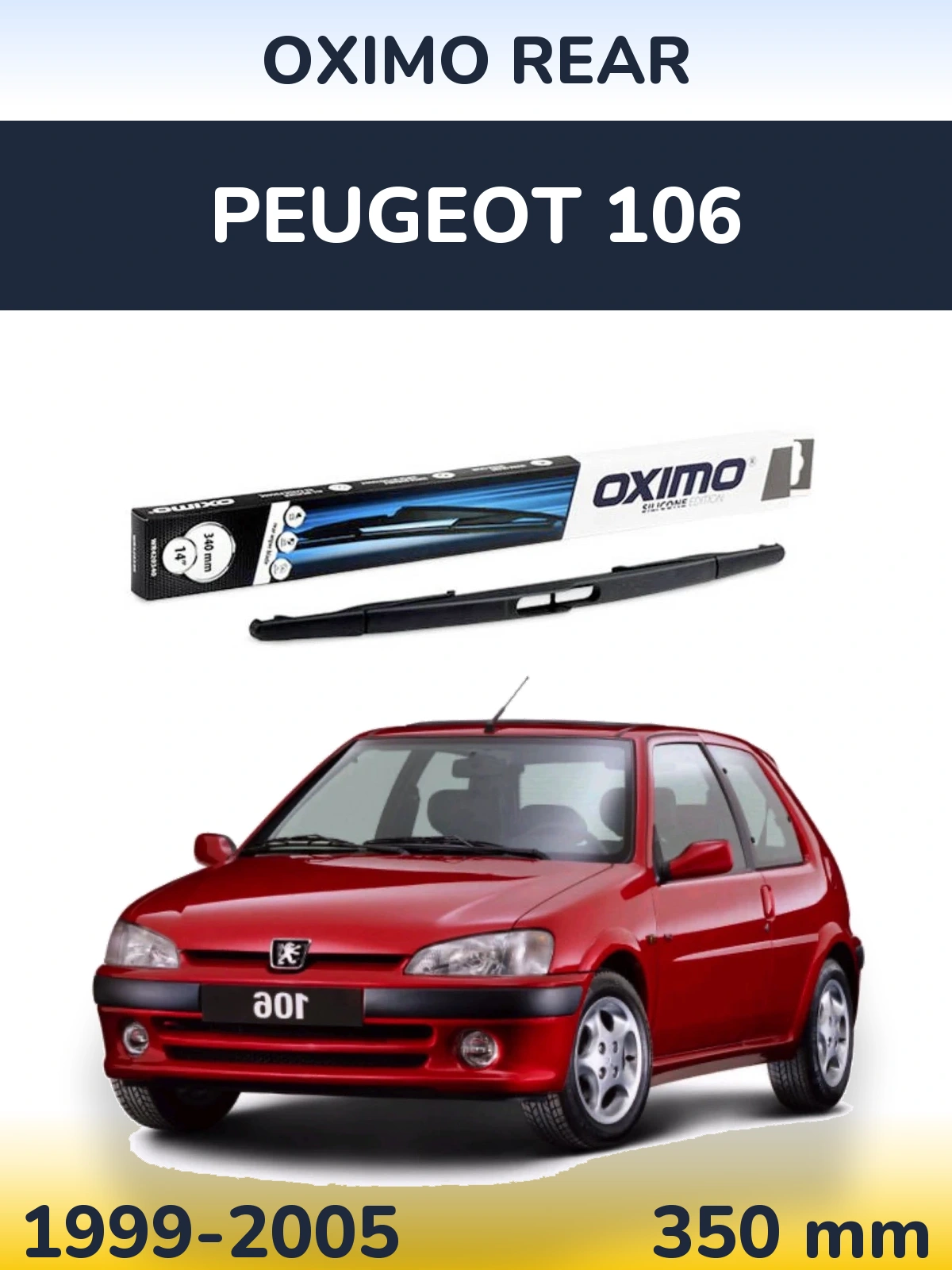 Tylna wycieraczka Oximo Rear 350 mm do Peugeot 106 1999-2005