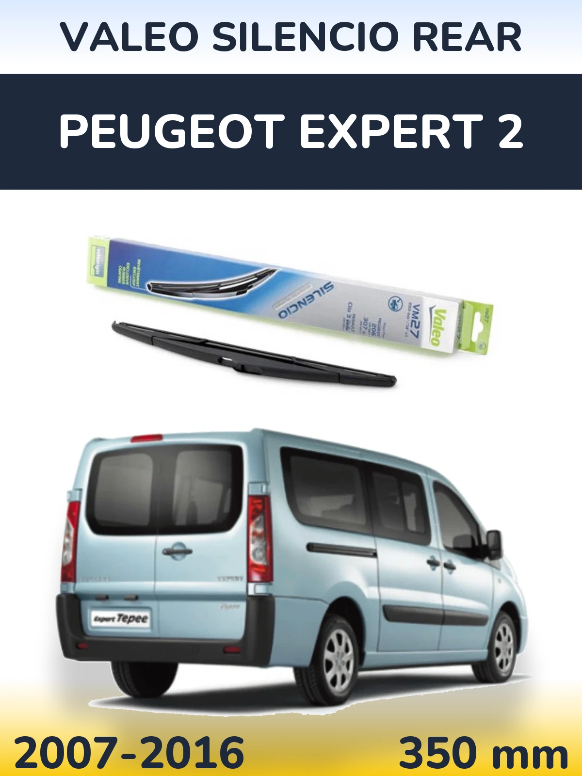 Задня щітка Valeo Silencio Rear 350 мм для Peugeot Expert 2 2007-2016