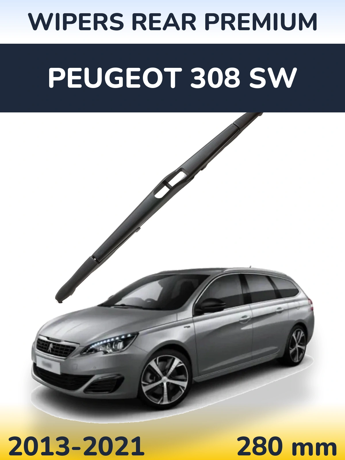 Задня щітка WIPERS REAR PREMIUM 280 мм для Peugeot 308 SW 2013-2021