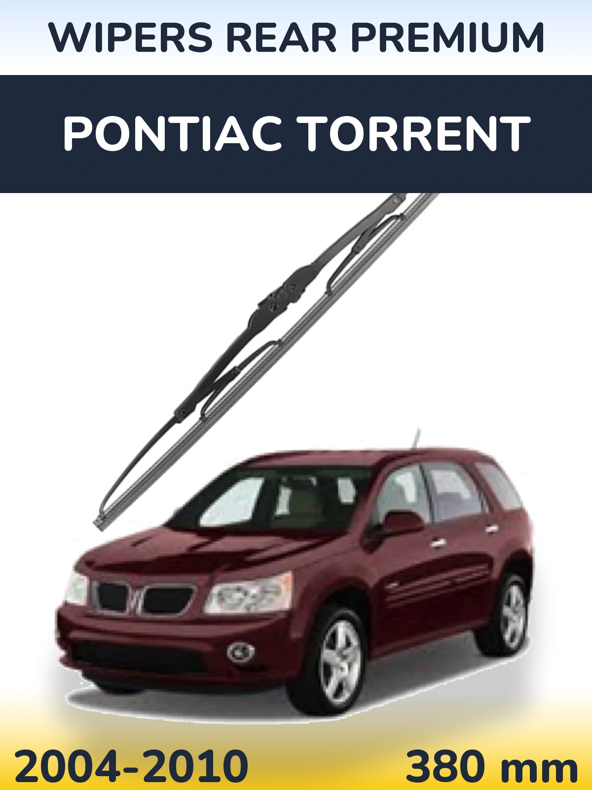 Tylna wycieraczka WIPERS REAR PREMIUM 380 mm do Pontiac Torrent 2004-2010