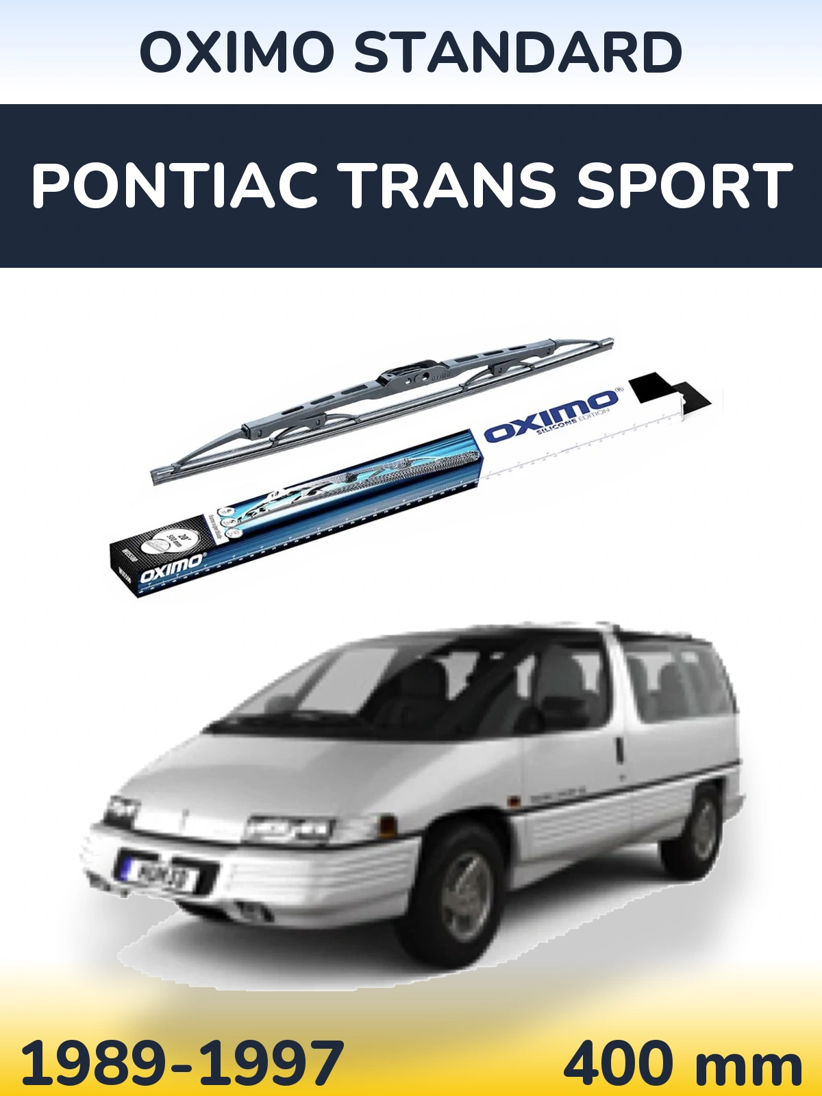 Задня щітка Oximo Standard 400 мм для Pontiac Trans Sport 1989-1997
