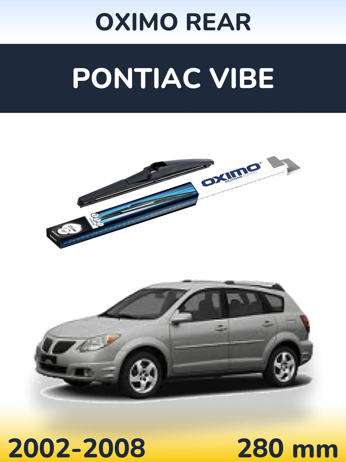 Задний дворник Oximo Rear 280 мм для Pontiac Vibe 2002-2008