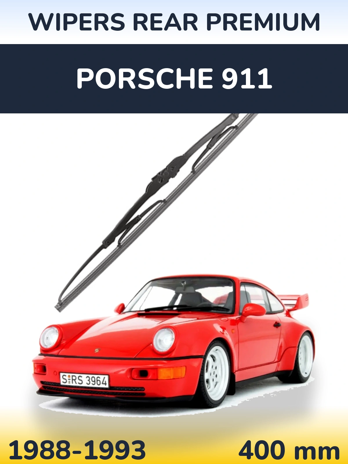 Задня щітка WIPERS REAR PREMIUM 400 мм для Porsche 911 1988-1993